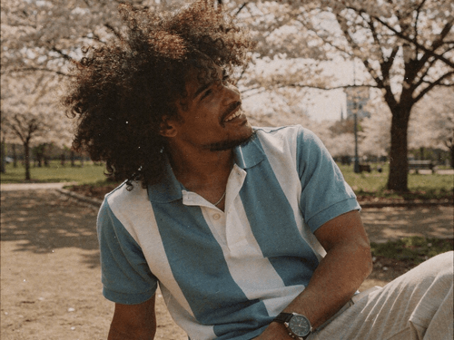 Portrait of Gabriel Oramas outdoors
